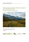 Richiesta di aiuto finanziario globale per il progetto di parco nazionale Parc Adula. Periodo di programmazione 2016-2019