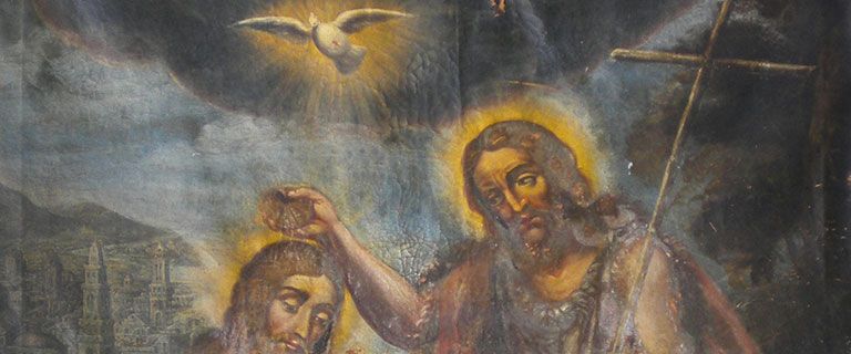 Restauration der Gemälde in der Kirche Santa Maria del Castello